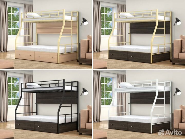 Двухъярусная детская кровать