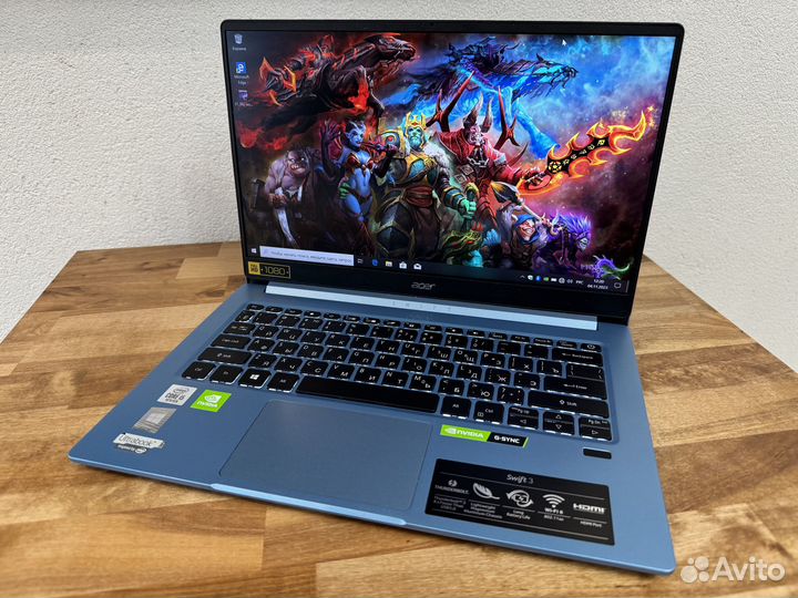 Мега ультрабук Acer i5-1035G1 8Gb MX350 SSD512 iPS