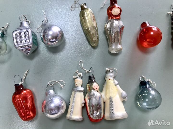 Елочные игрушки СССР набор малютка