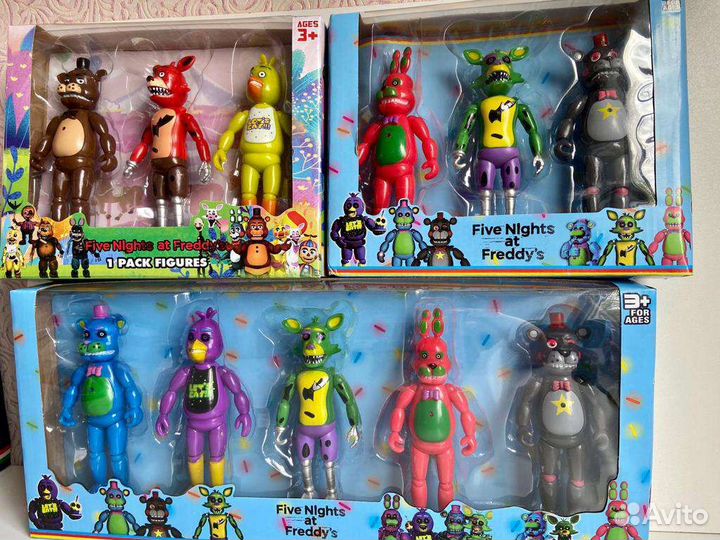 Аниматроники фнаф 5 ночей с Фредди