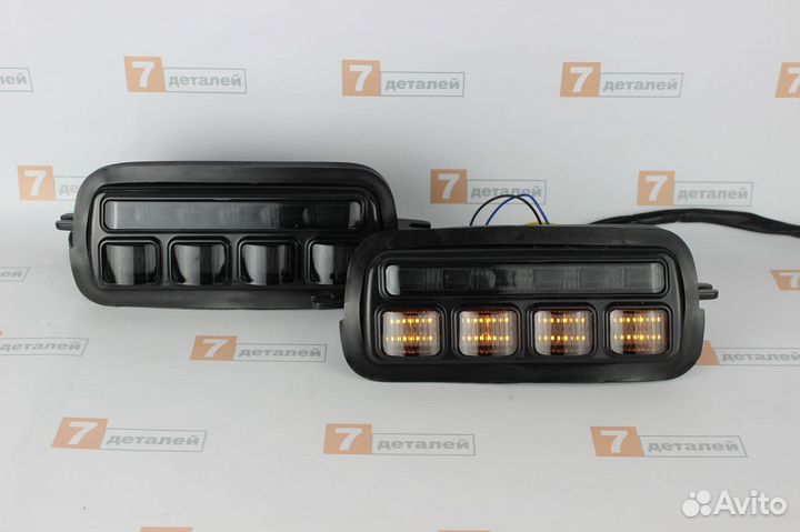 Подфарники Светодиодные Тонированные Нива Новые