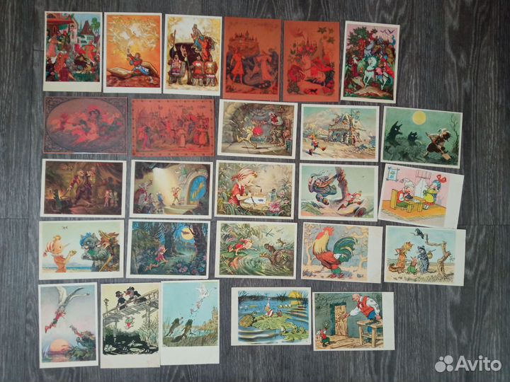 Открытки СССР 50-60х годов чистые