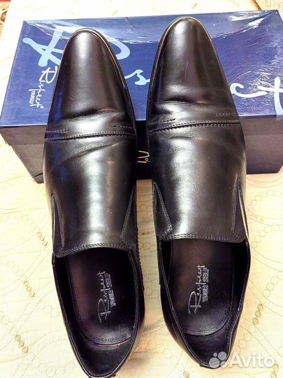 Мужские кожаные туфли 42 размер