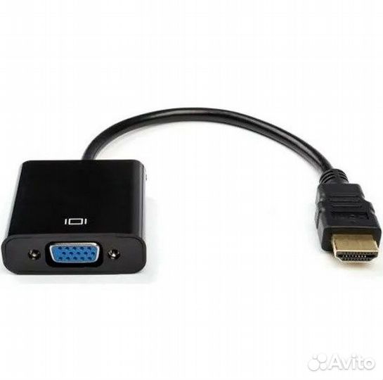 Адаптер hdmi на VGA черный
