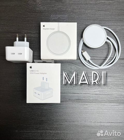 Блок питания apple 35w для зарядки iPhone