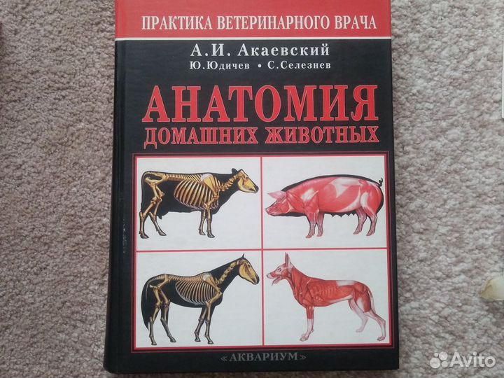 Анатомия Ветеринария Фольмерхауз Акаевский