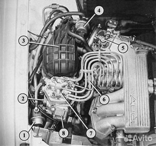 Замок зажигания(контактная группа) - на кнопки - Audi 80 (B2), 1,6 л, 1985 года 