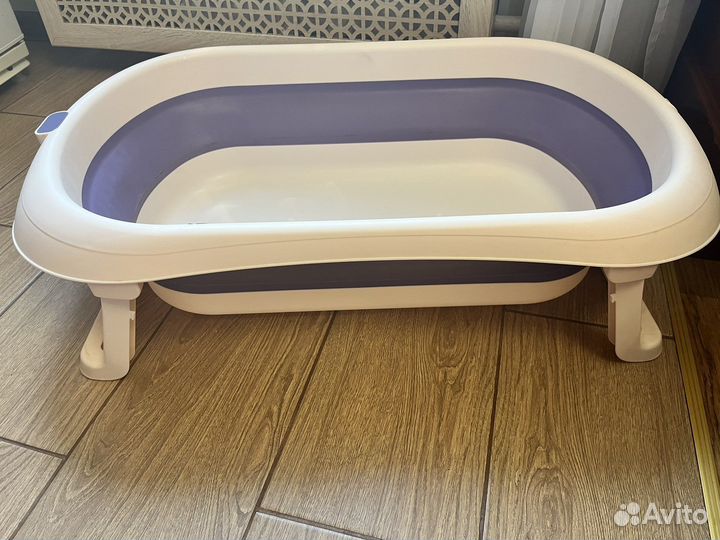 Ванночка для купания складная со сливом