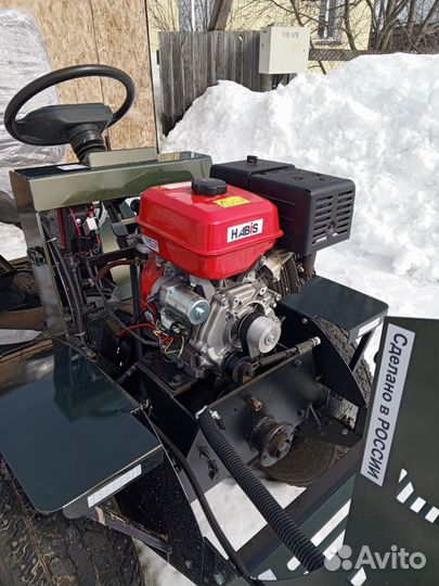 Минитрактор самодельный переломка