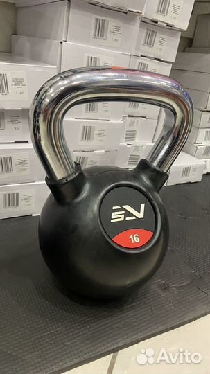Гиря чугунная 16 кг новая