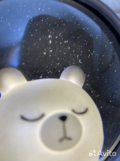 Детский ночник мишка-космонавт