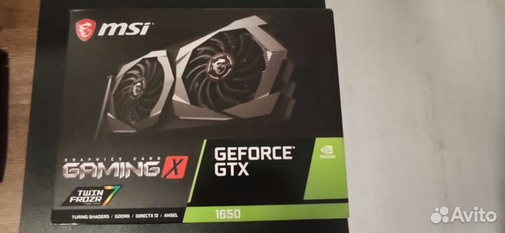Видеокарта MSI gtx 1650 Gaming X 4G
