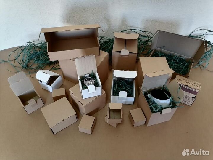 Коробки картонные самосборные 19х9х6 см