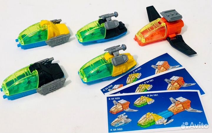 Киндеры европейская сборка 1993, 1998, 2002