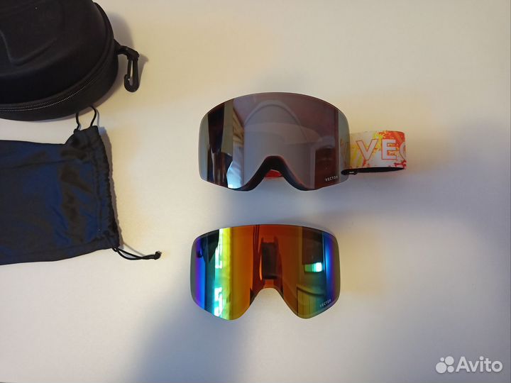 Горнолыжные очки vector