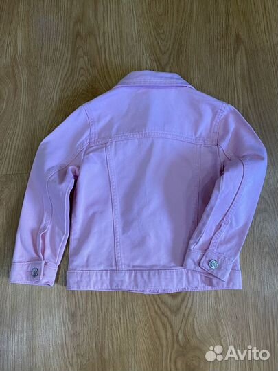 Джинсовая куртка для девочки 110 116