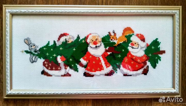 Вышивка новогодняя