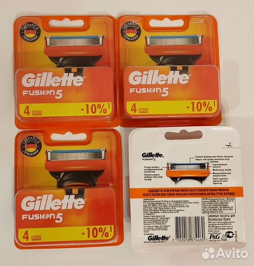 Лезвия для бритья gillette fusion 5,опт