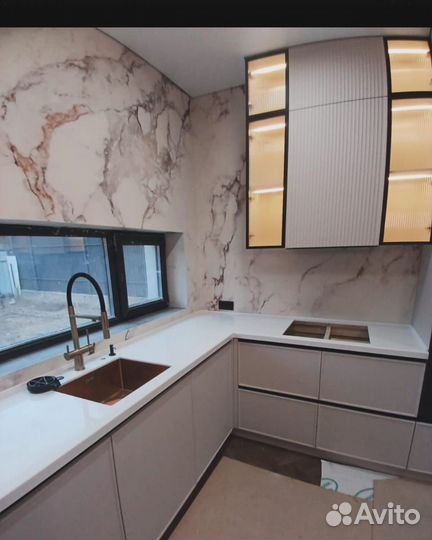 Столешница из искусственного камня (кварц, акрил)