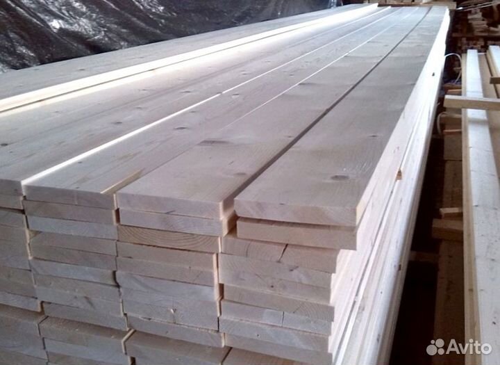 Доска обрезная строганная