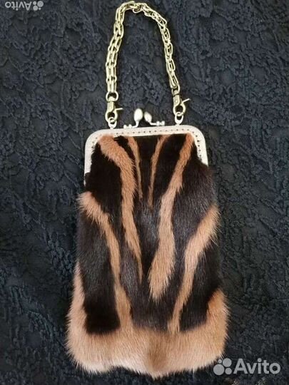 Сумка из меха норки