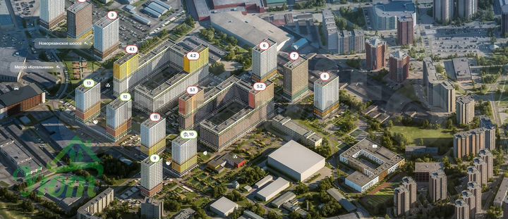 Квартира-студия, 23,2 м², 5/25 эт.