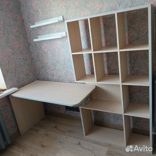 Стол комбинированый белый