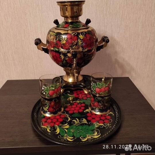 Самовар электрический расписной