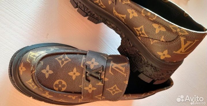 Ботинки Louis Vuitton натуральная кожа