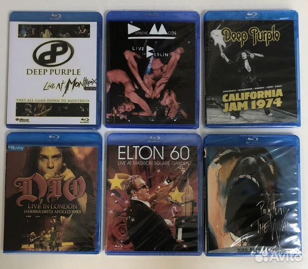 Музыка на блюрей дисках Blu-ray