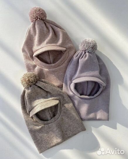 Шапка шлем на девочку