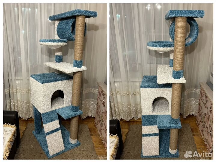 Когтеточки и игровые комплексы для кошек от 1000