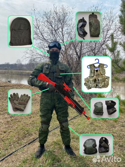 Комплект боевой защитной экипировки 