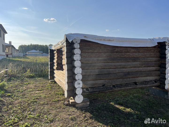 Сруб бани 4х4