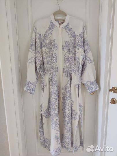 Льняное платье H&M L размер