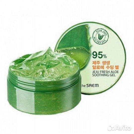THE saem jeju fresh aloe soothing gel