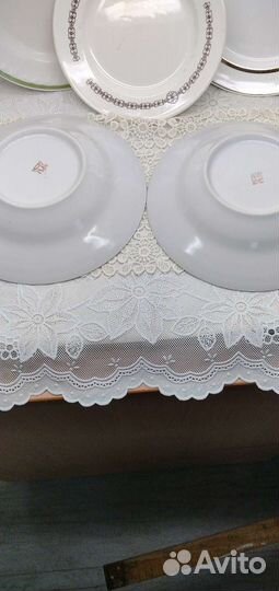 Тарелки СССР золотая кайма зик