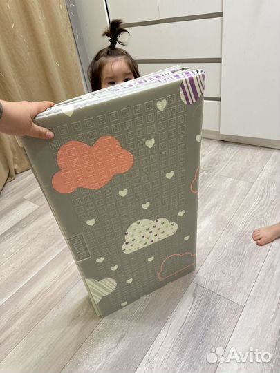 Детский коврик для ползания складной