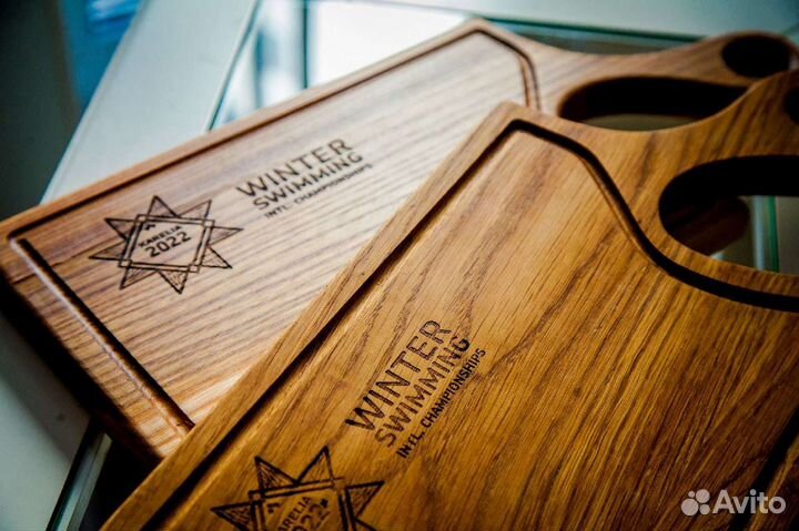 Разделочная доска из массива дуба, вяза, ясеня