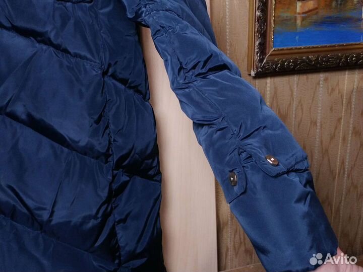 Куртка с натуральным мехом пуховик парка