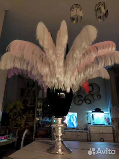 Перья для интерьера