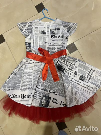 Платье для девочки эстрадное