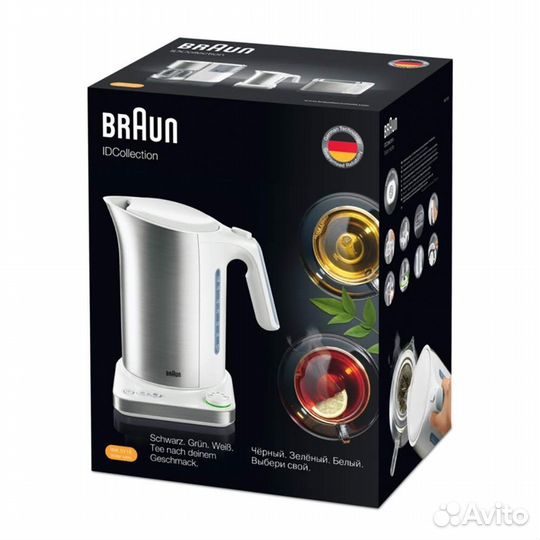 Новый Чайник Braun WK 5115 Белый