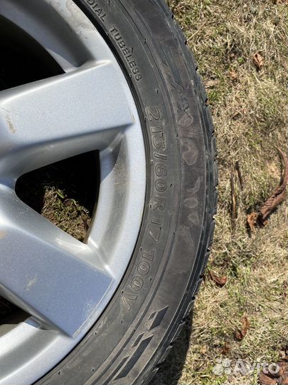 Резина на дисках 215/60 R 17 100V от Nissan X-Trai