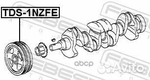 Шкив коленвала 1nzfe Febest 1863