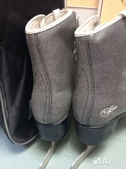 Коньки фигурные бу 40 размер и чехол