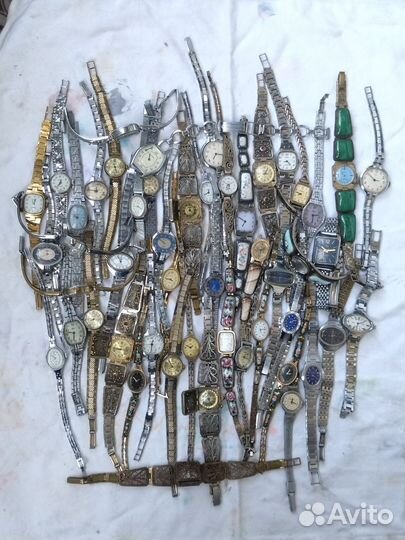 Часы женские СССР. Чайка. Заря. Луч. 50 штук