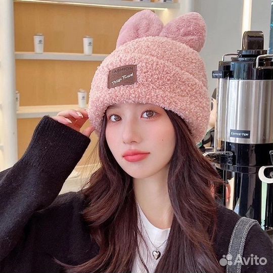 Шапка зайчик