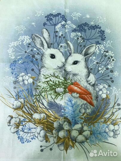 Новогодние полотенца с символами года 2023