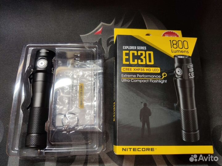 Фонарь ручной Nitecore ec30 1800 lm